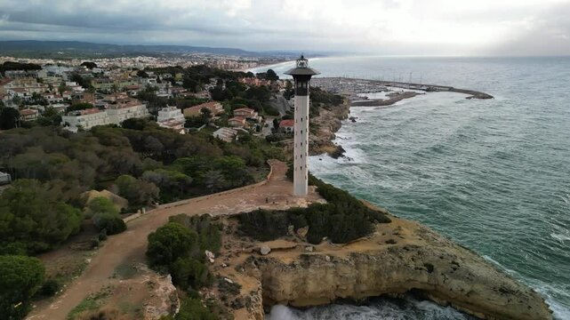 Faro de Torredembarra-Costa Dorada-Tarragona-Catalunya