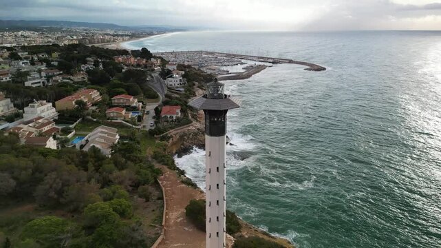 Faro de Torredembarra-Costa Dorada-Tarragona-Catalunya