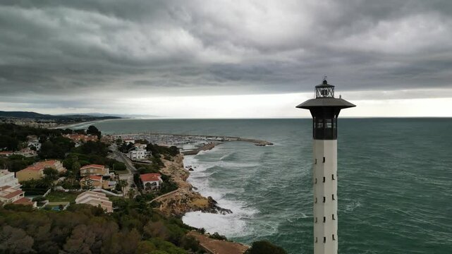 Faro de Torredembarra-Costa Dorada-Tarragona-Catalunya