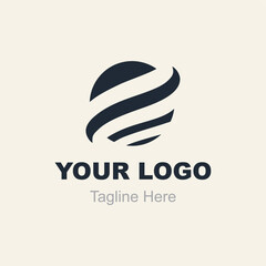 Gold logo with Your Logo and Tagline Here. Perfect for branding materials, presentations, websites, social media posts, and advertisements.