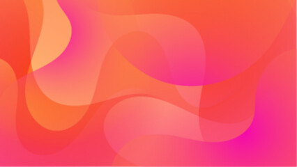 clean geometric background abstract orange and pink shapes vector illustration