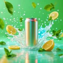 Invigorating Ad Ideas: Aluminum Cans with Fresh Appeal