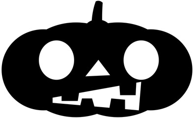Halloween pumpkin icon, character, emoji, emoticon,