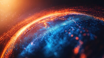 Abstract Digital Sphere