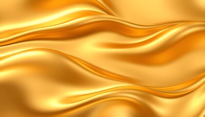 Waves of Metallic Gold Sheen