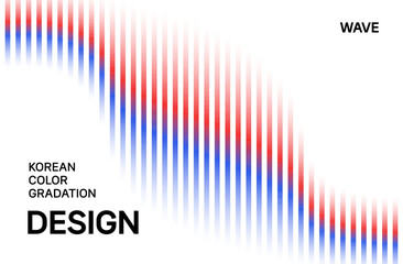 Cover Design of Abstract Wave Gradient Line Art