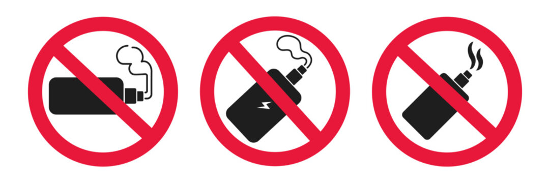 no vaping sign vector