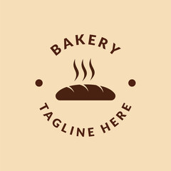 bread logo design. logo design icon vector illustration