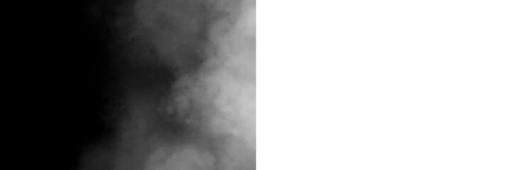 fog, smoke, translucent element for decoration. white clouds, haze, on a transparent and black background	
