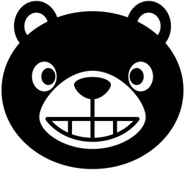 bear icon, character, emoji, emoticon