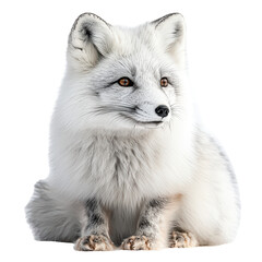 A Arctic Fox png wild fox png tundra fox png snowy fox png arctic animal png elusive fox png polar fox png transparent background image