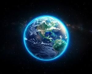 Fototapeta premium Earth in Space (4)