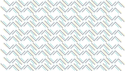 Zigzag Lines Multiple Shades Vector Pattern Design