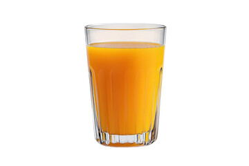 A Refreshing Glass Of Sunshine-yellow Orange Juice, Perfect For A Bright Morning, Captured In Crisp Detail Against A Pure Isolated on Transparent Background