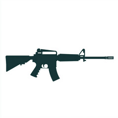 assault rifle vector illustration