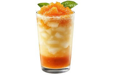 A Refreshing Layered Iced Tea, Perfectly Blended With Peach And Citrus, Topped With A Vibrant...