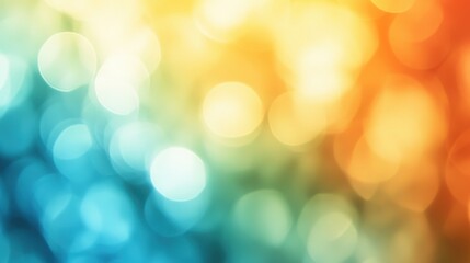 Fototapeta premium Vibrant, blurred colors blend in a dreamy abstract background. A soft focus creates a captivating and visually striking scene
