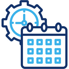 Fototapeta premium Scheduling Icon