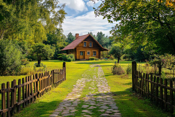Arafed view of a body of water with a boat in the distance