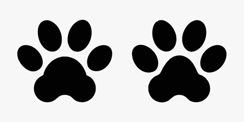 Fototapeta premium paw print vector