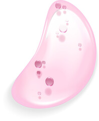 Pink Drop of Cosmetic