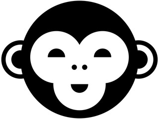 monkey icon, character, emoji, emoticon