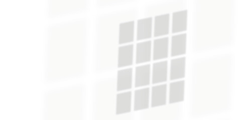 Realistic shadow from window on transparent background. Blurred shadow effect overlay. Shadow light effects. Isolated shadow for advertisements, cards, product presentation, backdrop, Design elements