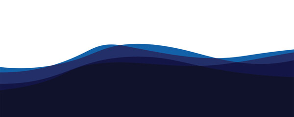 Sea waves vector background