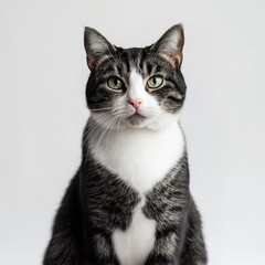 Fototapeta premium Cat. Cat's appearance. Asset taken in a white studio.