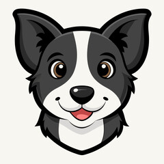 vector illustration of a dog