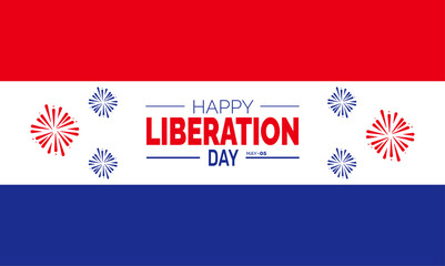  korea,france liberation day. Holiday concept. perfect for  blue Background Template, placard, Banners, Cards, Posters design template, Classic Social Media Post with text inscription.

