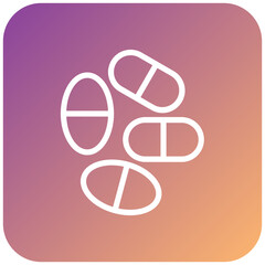 Fototapeta premium Vector Design Pills Icon Style