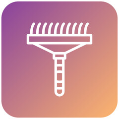 Vector Design Rake Icon Style