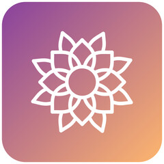 Vector Design Flowers Icon Style