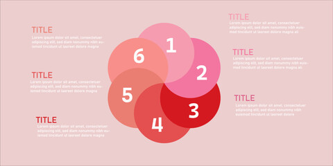 infographic, business, diagram, presentation, data, visualization, process, step, abstract, modern, graphic, circle, overlapping, information, template, minimal, corporate, pink, red, gradient, transp
