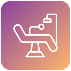 Dental Chair Icon Style
