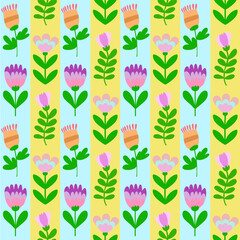 seamless floral pattern ,spring