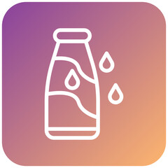 Milk Bottle Icon Style