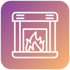 Fireplace Icon Style