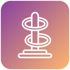 Ring Toss Icon Style