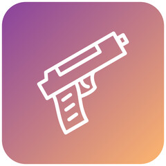 Army Gun Icon Style