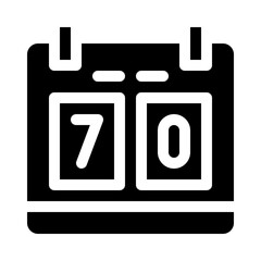 Scoreboard glyph icon