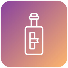 Message in a Bottle Icon Style