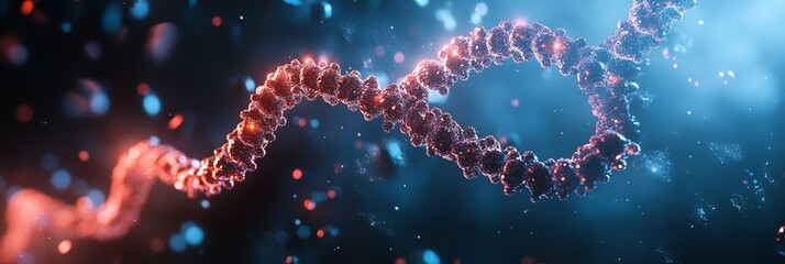 The science concept of biotechnology and genetic research. Pharmaceutical technology meets human biology in a lab setting. Generative Ai