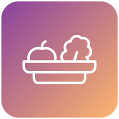 Healthy Food Icon Style