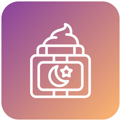 Night Cream Icon Style