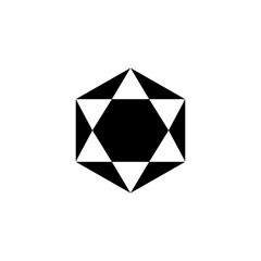 Black Arrow Icon Isolated on White Background &ndash; Vector Illustration"