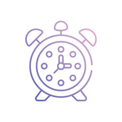 Alarm vector icon stock illustration