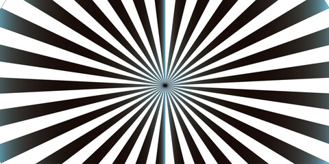 Abstract background vector. Black,gray and white pattern Modern seamless retro vintage burst sunrise sunbeam element spiral striped  boom, comic. Cartoon pop art template summer banner background.