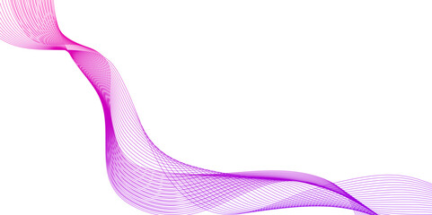 Abstract modern  pink lines background, , dynamic sound wave isolated on white background, design of websites and landing pages.	

